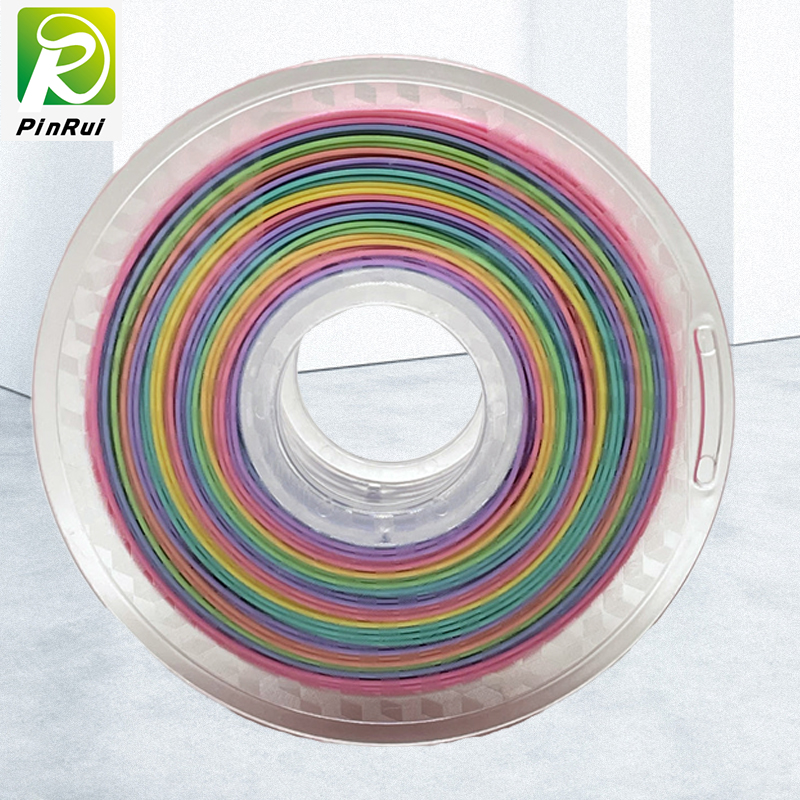 Impressora 3D Pinrui 1,75mm Filamento do arco-íris de PLA para a impressora 3D