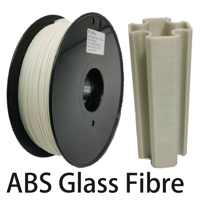 Impressora 3D de fibra de vidro ABS 1,75 mm Filamento de fibra ABS para impressora 3D